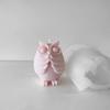 Высококачественная 3D силиконовая форма сова мультяшная для DIY ароматических свечей, гипсовых украшений. Милый животный рисунок совы. Для изготовления мыла, свечей ручной работы.