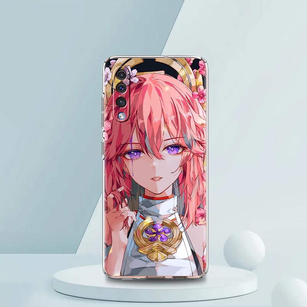 Чехол Genshin Impact Hu Tao Xiao для Samsung A54 A52 A50 A70 A10 A30 A40 A20S A20E A02S A12 A14 A22 A42 A72 A34 A32 5G A04s
