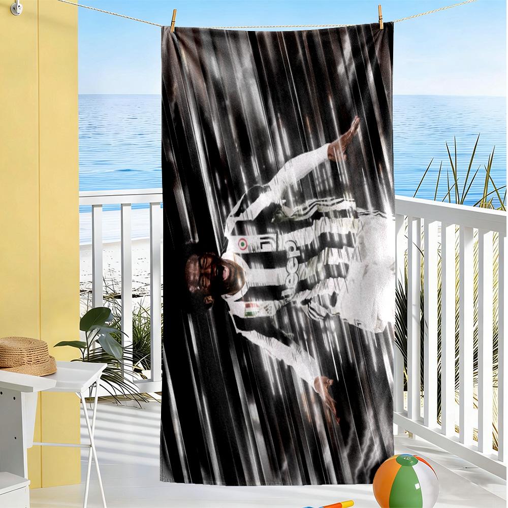 Juventus Celebration Moment Beach Towel Super Soft & Absorbent Comfortable Lightweight
