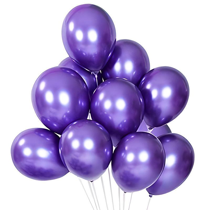 Solid Color 10-Inch Matte Latex Balloon Set for Children's Birthday Decoration