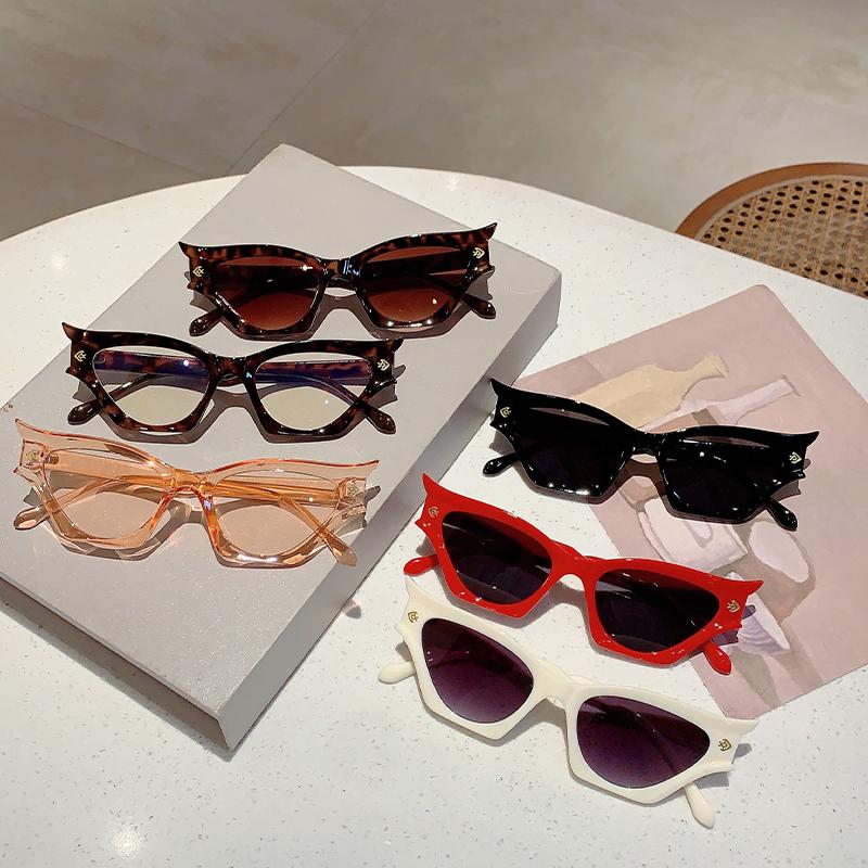 Trendy Retro Cat Eye Shades Women New Fashion Leopard Gradient Sunglasses Outdoor Decor Beach Trends Sun Glasses
