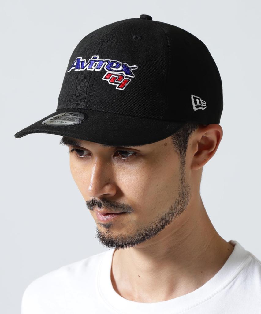 AVIREX x NEWERA 50th Anniversary GOALERS LOGO CAP F 010 9THIRTY, Men's Black, 783-5974003