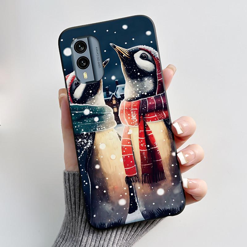 Чехол для телефона Nokia X30 XR21 5G Матовый черный Мягкий силикон Ультратонкий Тонкий Чехол Роскошный Дракон Милый Крутой Мальчики Девочки Оболочка