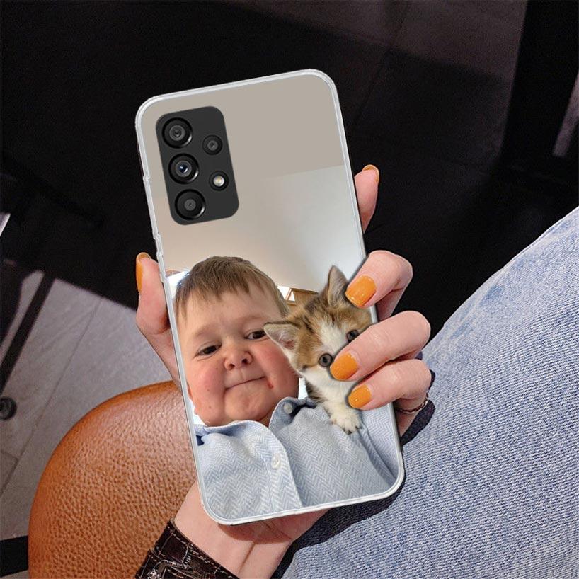 Funny Hasbulla Phnoe Case for Samsung Galaxy A17 A37 A57 A16 A26 A36 A56 A15 A14 A13 A55 A54 A53 A35 A34 A33 A25 A24 A23 A52 Gal