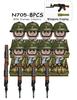 MOC Military Vietnam War Soldiers Figures Building Blocks US Army Officer Weapons Gun Camouflage Head Bricks Toys Kids Gif
