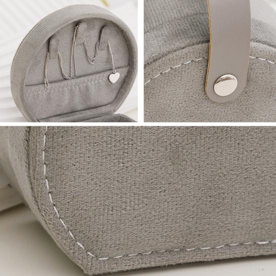 Портативная шкатулка для украшений, колец, ожерелий, органайзер с мягкой подкладкой, большой емкости, легкий дорожный футляр, держатель для украшений