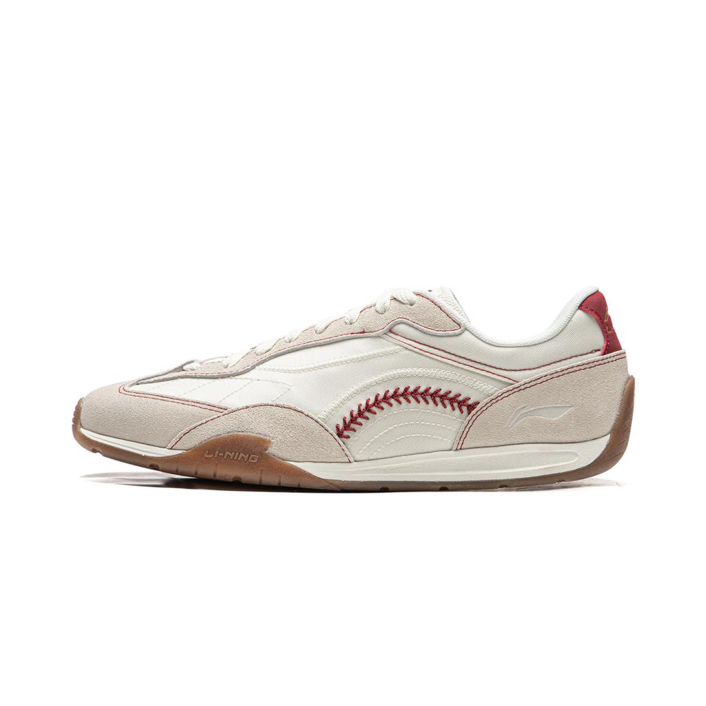 Li Ning Нескользящие, Износостойкие, Легкие Низкие Повседневные Туфли Мужские Xuan Paper White AGLW057-5