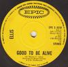 7-дюймовая пластинка ELLIS Good To Be Alive EP CS8318 Epic 1972 UK Rock Б/у