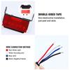 1Pc Car Triangle Lights Rear Brake Light Stop Safety Remote Lamp For Jdm Bba 12V