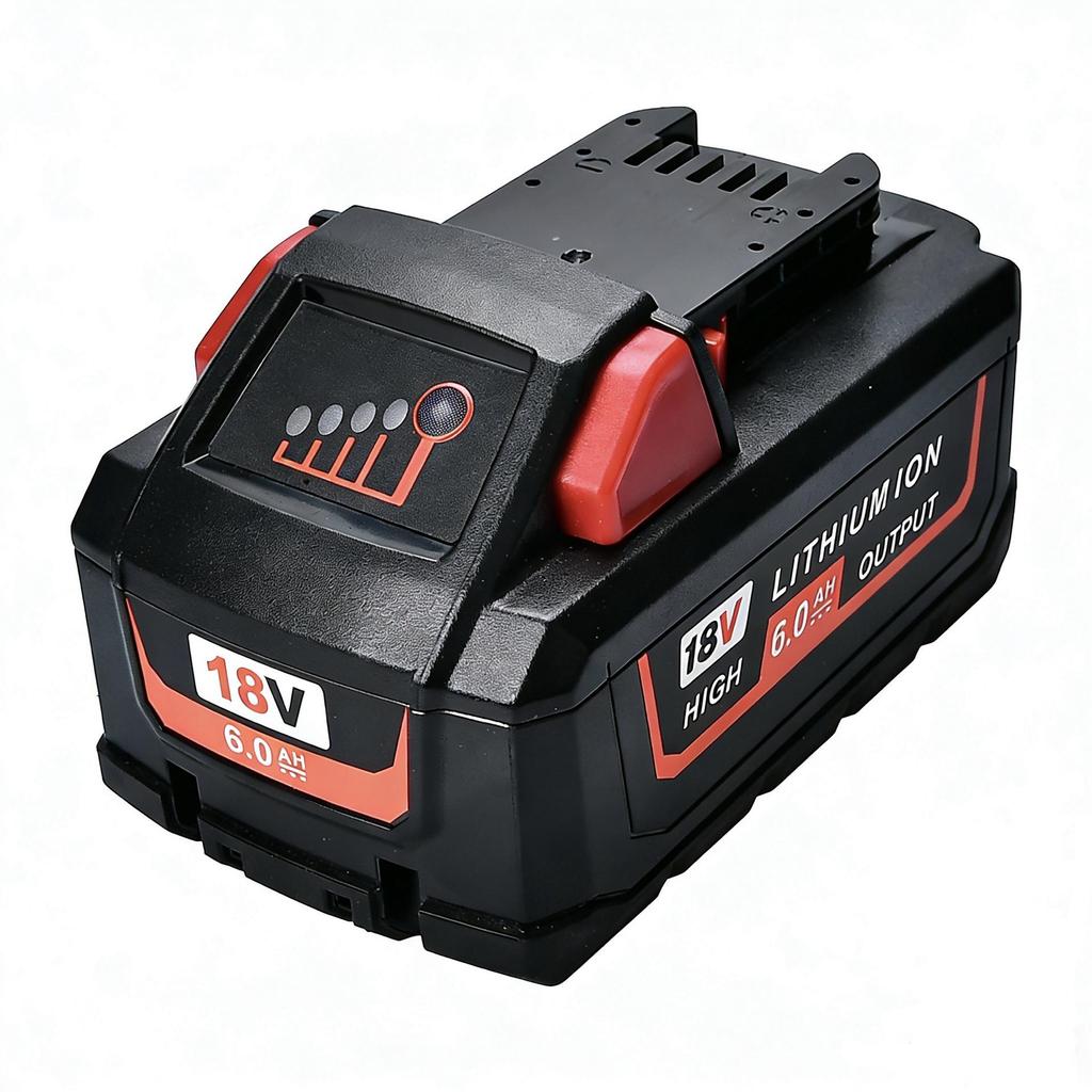 Совместим с высокоемким литий-ионным аккумулятором Milwaukee M18 18V с ячейками 21700 для электроинструмента