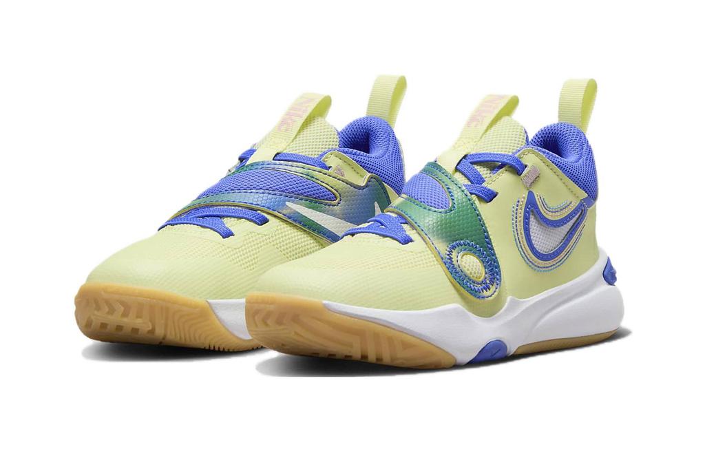 Nike Team Hustle D11 SE PS 'Светящийся Зеленый Ультрамарин' FN6677-300