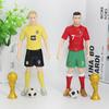 13cm 8Pcs/Set The Football Model Dolls Cartoon Cute Action Figure Car Accessories Football Fans Gifts