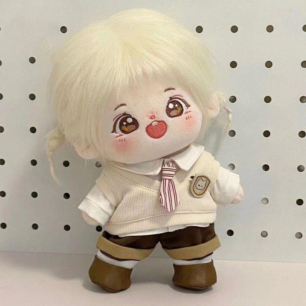 Tie Doll Vest Set Photo Props Doll Handmade Clothes Only Selling Clothes Plush Dolls Clothes  Gift