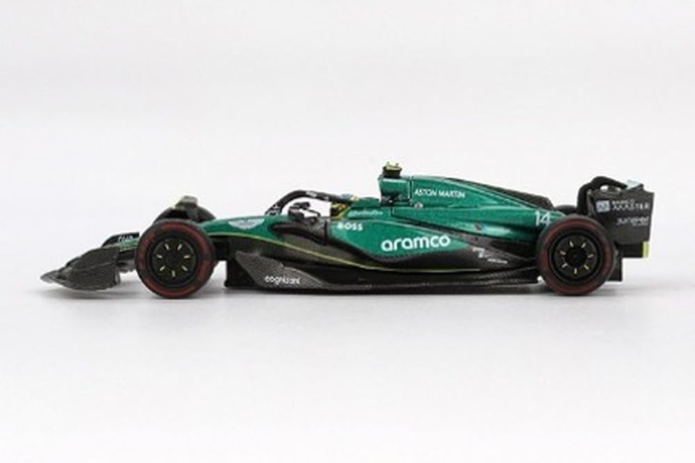 Sunrich MINI GT Масштаб Aston Martin AMR24 F1 2024 Гран-при Бахрейна Фернандо Алонсо Готовая модель 1/64 #14 MGT00999-L