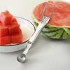 Стальная вилка для нарезки арбуза 3-в-1 Многофункциональная летняя машина для изготовления кубиков арбуза Резак для фруктов