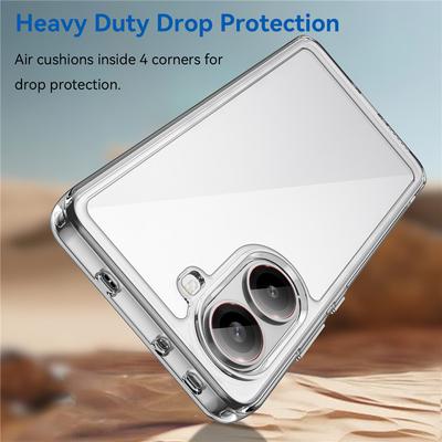 Для чехла Xiaomi Poco X7 Pro Чехол Poco X7 5G TPU Бортик Акриловая Задняя Панель Бампер Защитные Чехлы для Телефона На Poco X7 Pro Funda