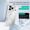 For iPhone 17 Pro Max Case Compatible with MagSafe Anti Scratch Clear TPU PC Phone Back Cover