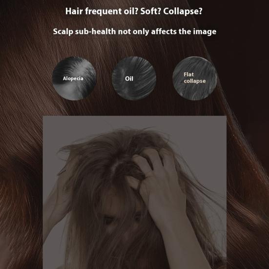 Hair Growth Comb Light Therapy for Thicker Healthier Hair Portable Hair Massager Handheld Scalp Device