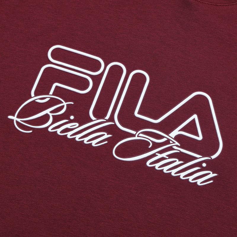 Fila Оригинальный принт букв Удобное Повседневное Универсальное Худи Женские худи Розово-красный F11W519207F-WI