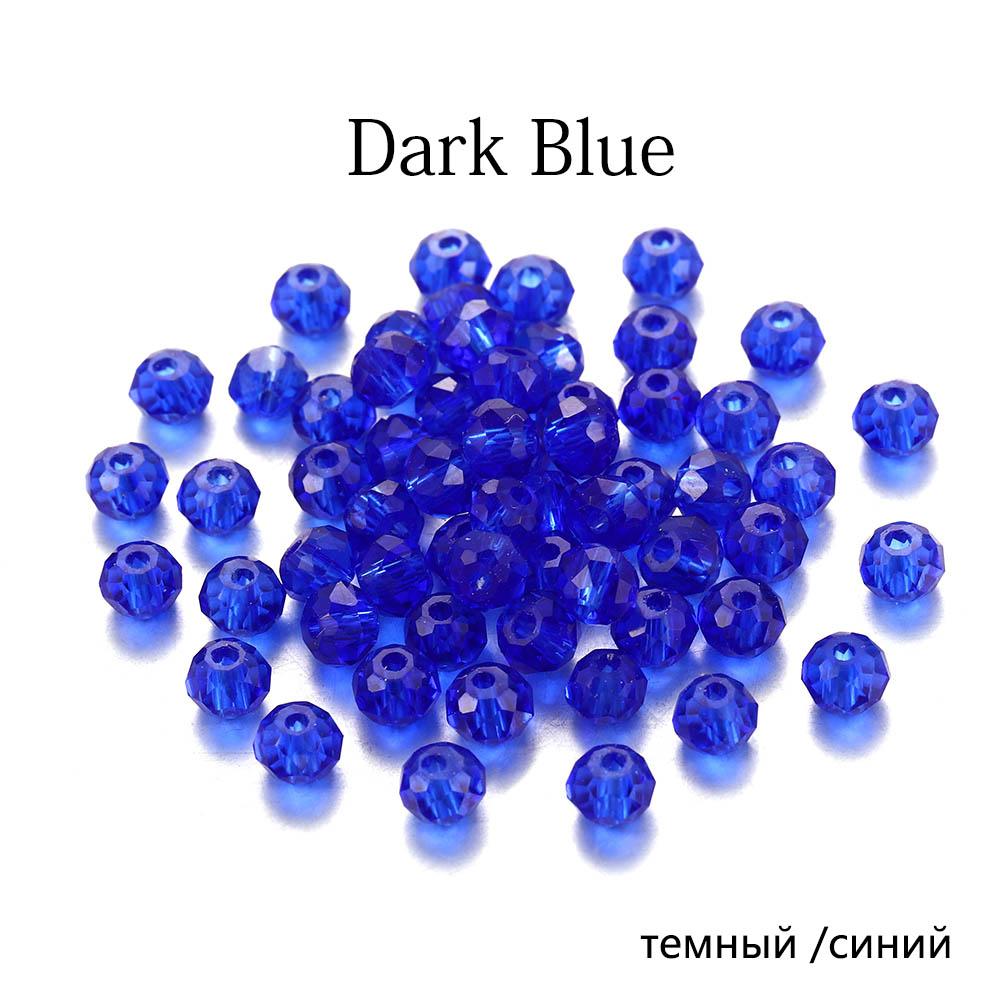 70-300 шт. 3/4/6/8 мм полупрозрачные чешские хрустальные стеклянные бусины граненые красочные бусины-разделители для DIY браслетов принадлежности для изготовления ювелирных изделий