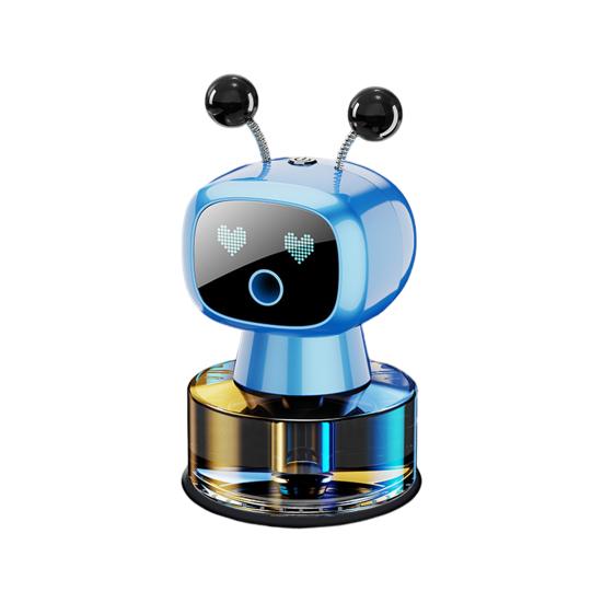 Автомобильный освежитель воздуха в форме робота с умной ароматерапией и эмоциональными глазами с искусственным интеллектом