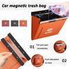 AAOA1 Premium Car Magnetic Trash Can Folding Hanging Storage Bag For KIA Rio Ceed Sportage Cerato Soul Sorento KN Picanto Optima Niro
