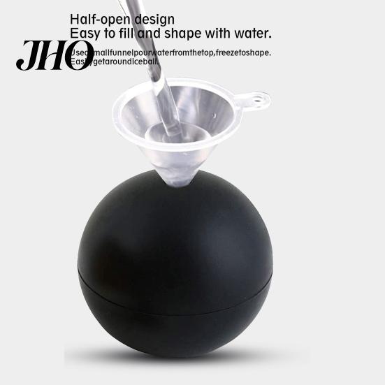 Ice Mold for Babies Silicone Sphere with Lid Food-Grade Ball Tray Easy Release Cubes Whiskey Cocktails Easy-Release Leak-Proof Cube Maker Freezer