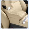 Кожаная накладка на крышку подлокотника автомобиля для Jaecoo J7 JETOUR T2 Haval H9 2024 2025 с карманом для хранения, подкладка для увеличения высоты, защитный аксессуар