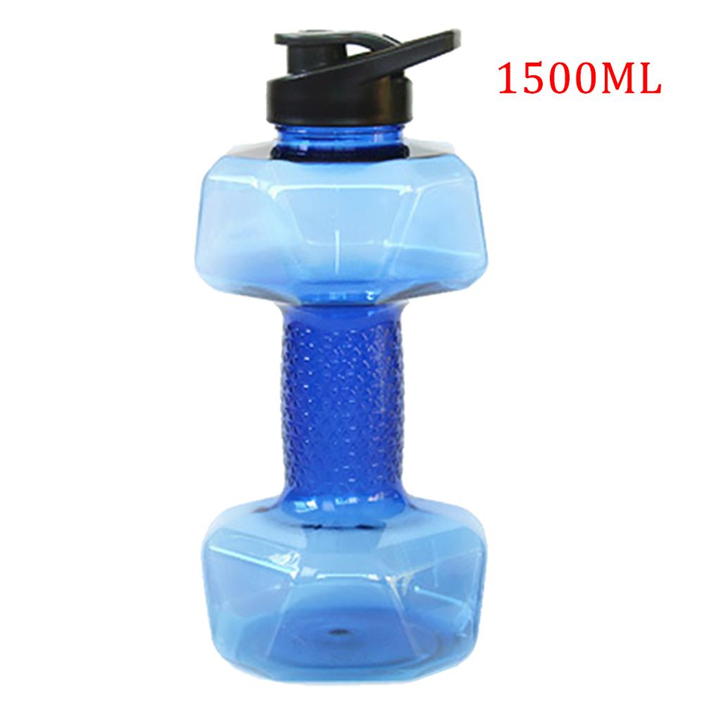 Water Dumbbell Sport Bottle Large Capacity Gym Running Fitness Bodybuilding Exercise Outdoor Bicycle Camping Cycling Bottle
