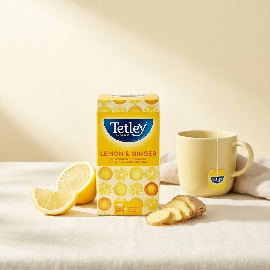 Выберите 1 из 6 пакетиков чая Tetley