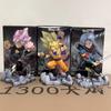 14 см Dragon Ball Goku Транкс Goku Black Боевая стойка Аниме Фигурка Модель Статуя Коллекция Настольное Украшение Орнамент Игрушки