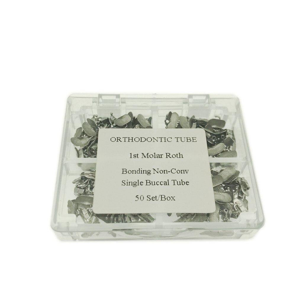 200 шт. стоматологические ортодонтические первые моляры 0,022, неконвекционная одинарная буккальная трубка Рота, 2 модели