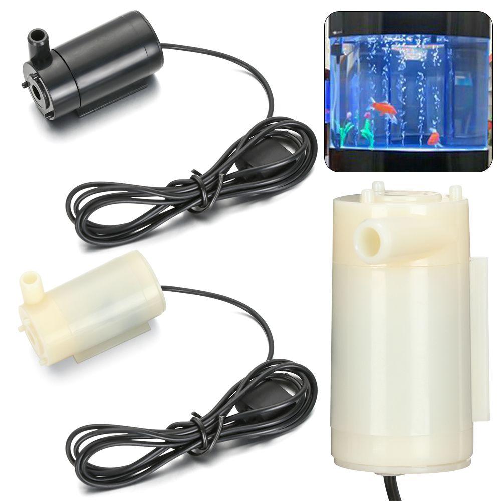 Mini Water Flowers USB Fish Tank Fountain Aquarium Supplies Motor Pump Submersible Pump