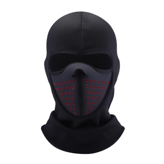 Балаклава Горнолыжная Защита Лица Мужская Женская Для Улицы В Холодную Погоду Зимняя Мотоциклетная Сноубордическая Катание Велосипед Ветрозащитная Термофлисовая Защита Лица Шарф-Маска На Шею