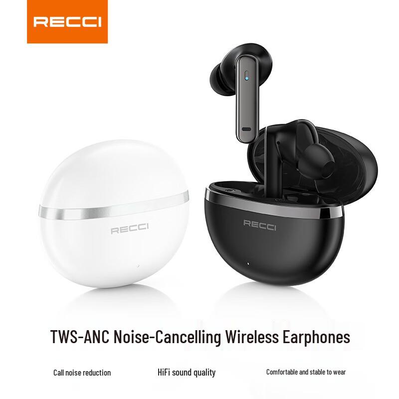 Беспроводные Bluetooth-наушники Recci REP-W88 с активным шумоподавлением (ANC)