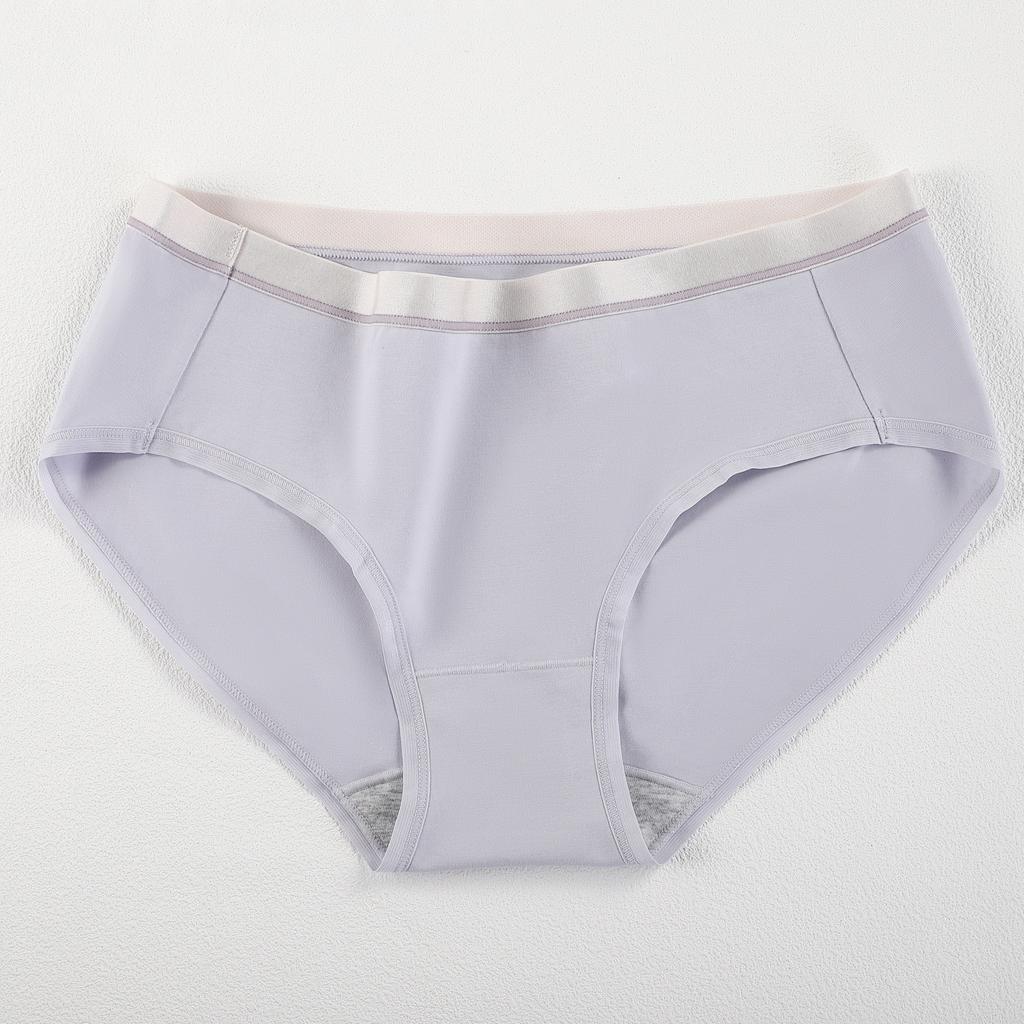 Women's Spring and Autumn Class 7A Anti Bacteria High Waist Stretch Waist Triangle Briefs
