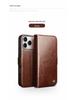 Chali Shi Чехол-книжка из натуральной кожи для iPhone 17 Pro Max с магнитной застежкой, подставкой Air и слотом для карт