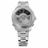 Мужские часы Versace Dylos Кварцевые Серебристый циферблат 38 мм Водонепроницаемые Сапфировое стекло VQU030015 Серебристый