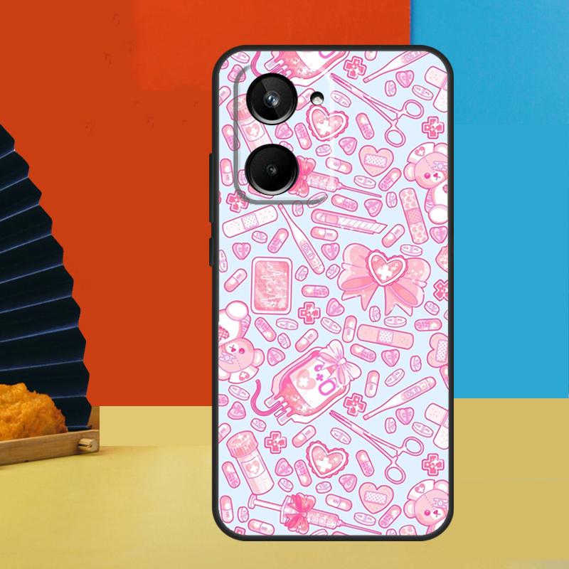 Medical Medicine For Realme C51 C53 C55 C35 C33 C31 C30 C25 C21Y GT Neo 5 GT5 GT3 9 10 11 12 Pro Plus Case