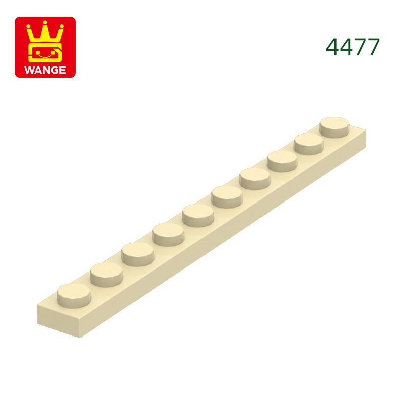 Нетоксичный 61 шт./лот 4477 1x10 Тонкий строительный блок Аксессуары Moc Совместимый с Кирпичами Детские игрушки Подарочная коробка