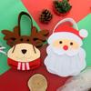 Gift DIY Xmas Candy Bag Non-woven Fabric Portable Elk Handbag DIY Christmas Bag Toy  Christmas Gift