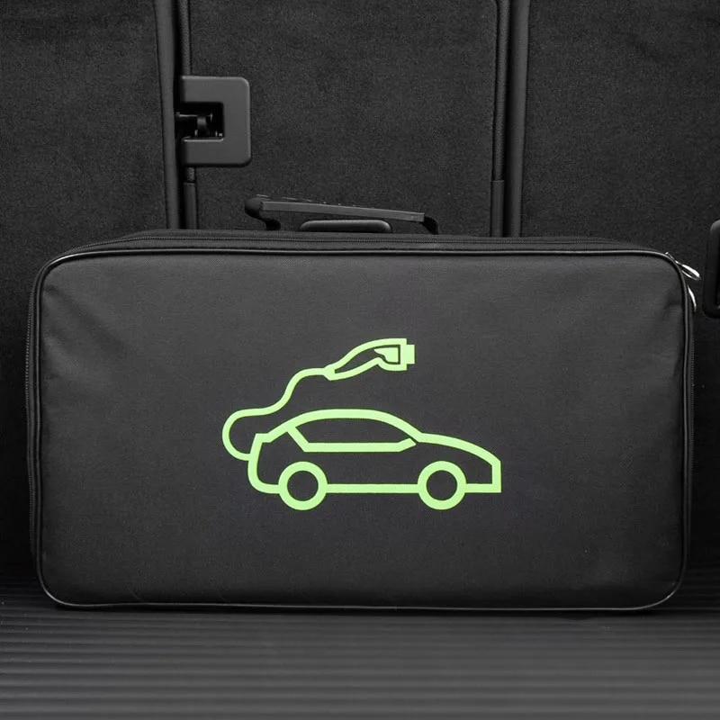 Портативная сумка для хранения автомобильного зарядного кабеля EV для BYD YUAN EV PRO 2021-2023, водонепроницаемая коробка для хранения багажника, аксессуар