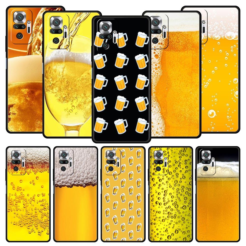 Чехол для телефона Alcohol Summer Bubble для Xiaomi Redmi Note 12 5G 10C 10 11 9 8 Pro Plus 9S 7 8T 9T 9A 8A 9C K50 K40, игровой чехол