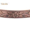 Women Magnet Bangle Plum Blossom Emboss Adjustable Open Bangle Promote Circulation Energy Copper Vintage Wrist Cuff Lady Therapy Jewelry Gift