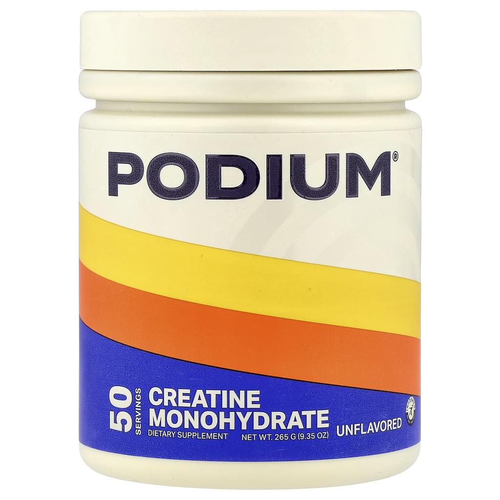 Podium Nutrition, Creatine Monohydrate, Unflavored, 265 g (9.35 oz)