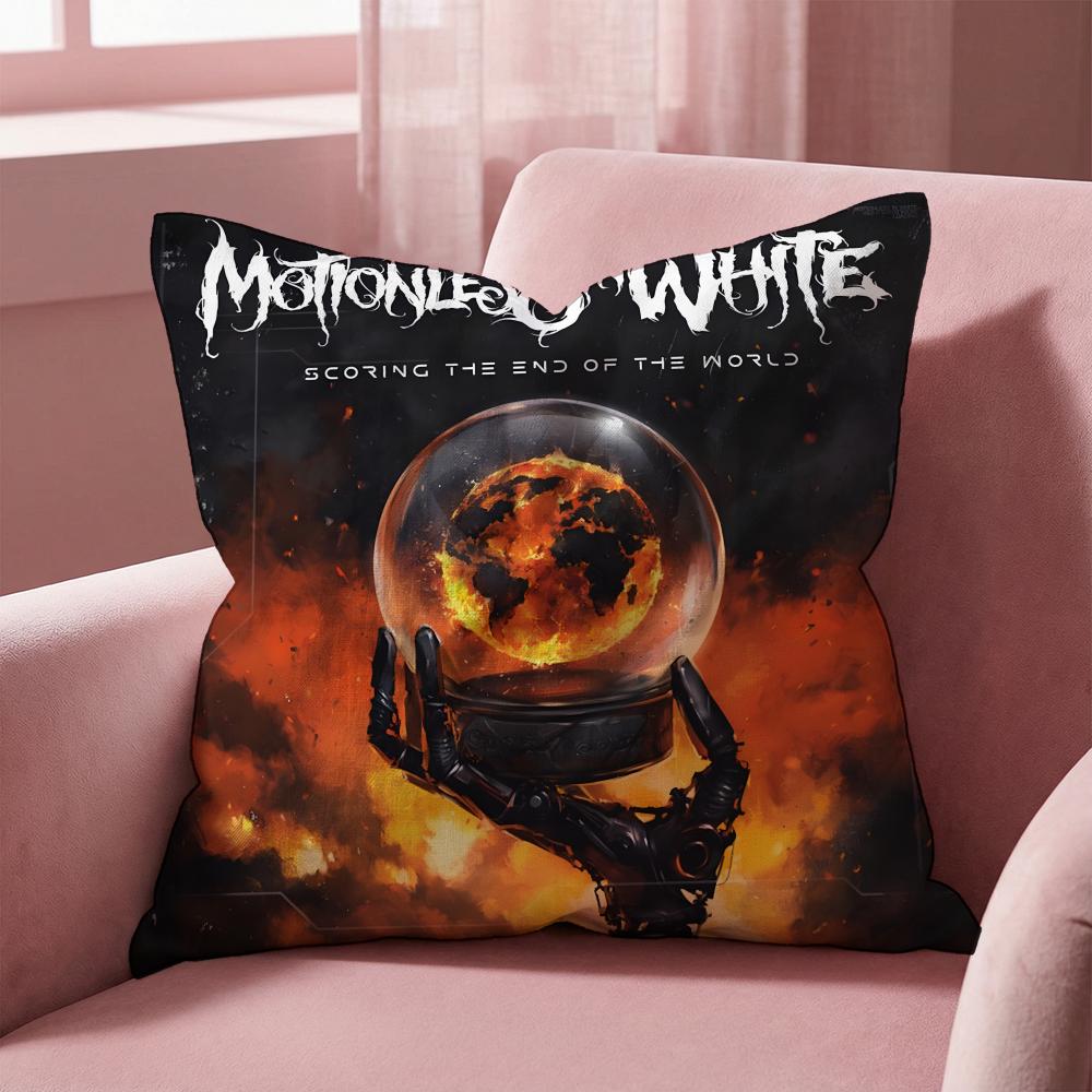 Motionless In White Наволочка Многоцелевая Наволочка для Дома и Автомобиля - Двусторонняя, Мягкая и Прочная для Повседневного Использования