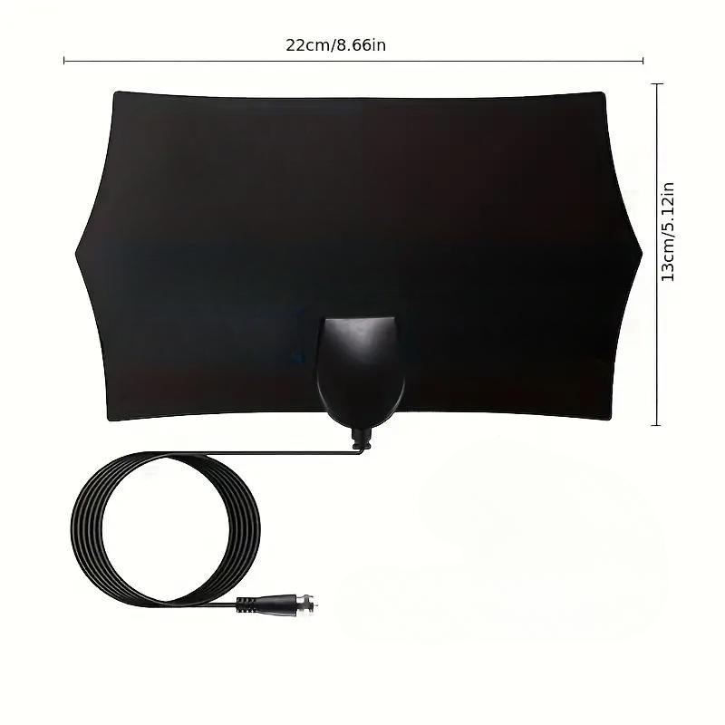 Универсальная цифровая ТВ-антенна высокой четкости, Plug & Play с усилителем сигнала для Smart и старых телевизоров, шестиугольная конструкция для 4K 1080P