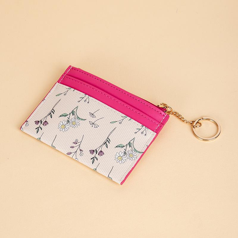 Zipper Women Coin Purse Genuine Leather Key Wallet Multifunction Zipper Lady Coin Wallet