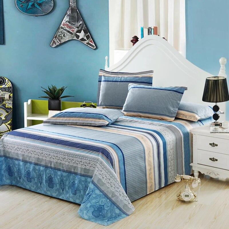 Простая хлопковая простыня с принтом, современная большая простыня, удобное студенческое покрывало, универсальная пылезащитная простыня Four Seasons