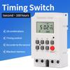 Digital Timer Switch 7 Days Weekly Automatic Timer Programmable Relay Timing Control High Load 220V 25/30A Power Outage Memory